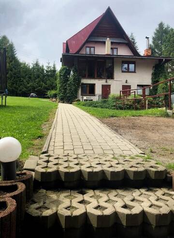 Фото номера Небольшой двухместный номер с 2 отдельными кроватями Лоджи Domki w Zaciszu г. Lipie 2
